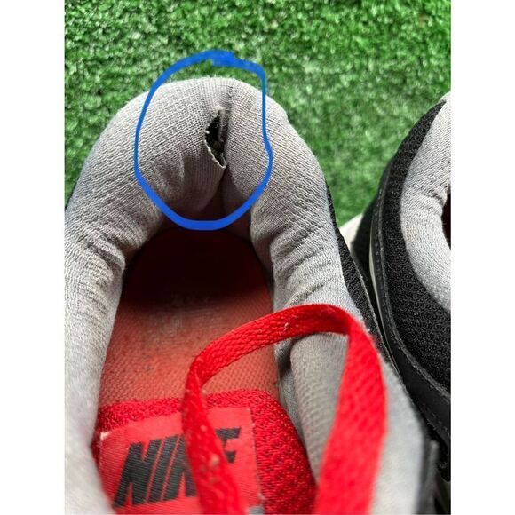 Nike Shoes Mens 12 Revolution 2 Running Sneakers Black Mesh Low Top 573751-016 - Picture 10 of 12